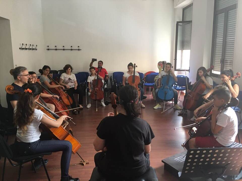 Masterclass di Violoncello con il prof. Dimas Moreno del Conservatorio Superiore di Valencia, 6/8 giugno 2018